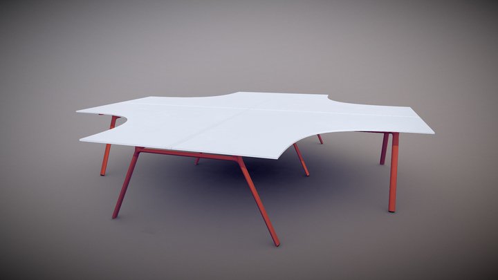 Archiutti Lay Desk 3D Model