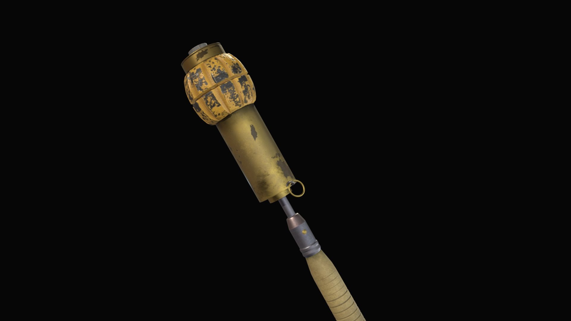 Game Res Grenade With Textures
