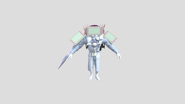 upgraded-titan-tv-man 3D Model
