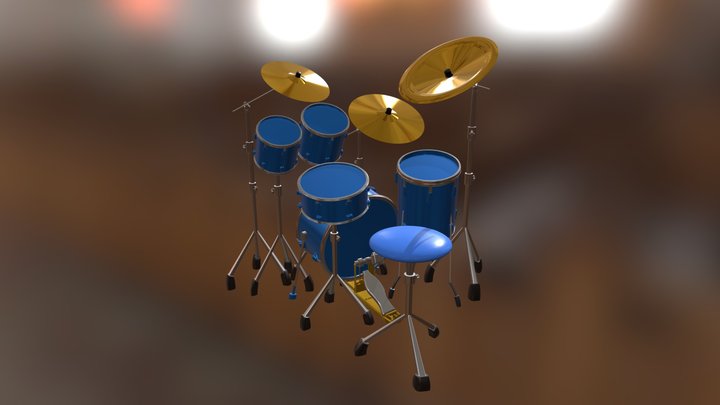 Drum Set 3D Model
