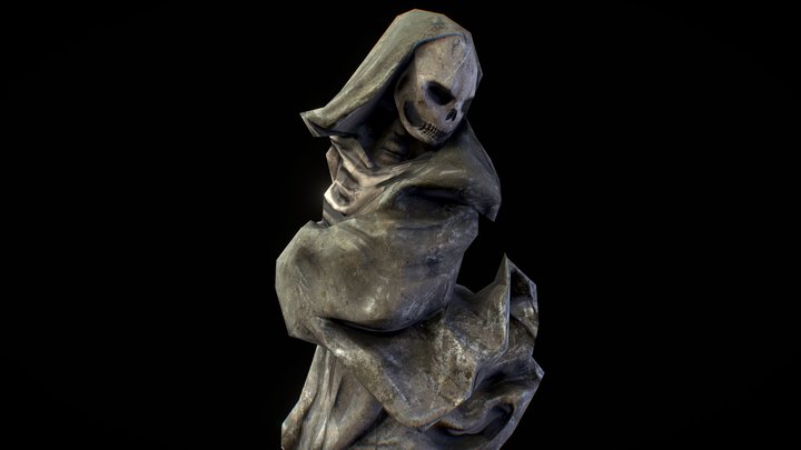 Dancing Death Statue 3D Model