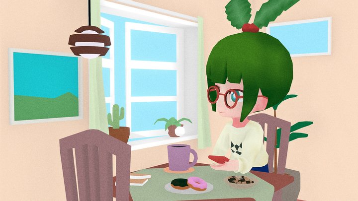Coffee Time 3D Model