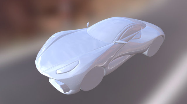 Concept car digital sculpt comission 3D Model