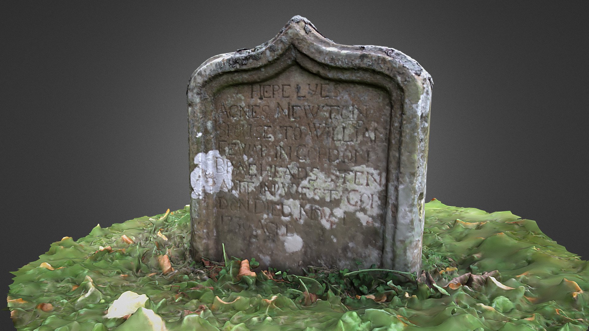 1767 gravestone Gordon Kirk, Scottish Borders