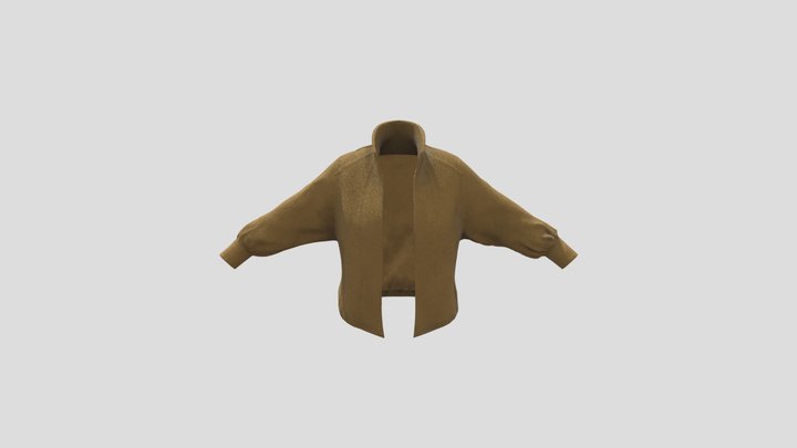 Blouson Twill Utility Jacket 3D Model