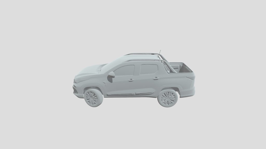 Fiat Strada Silver Pickup