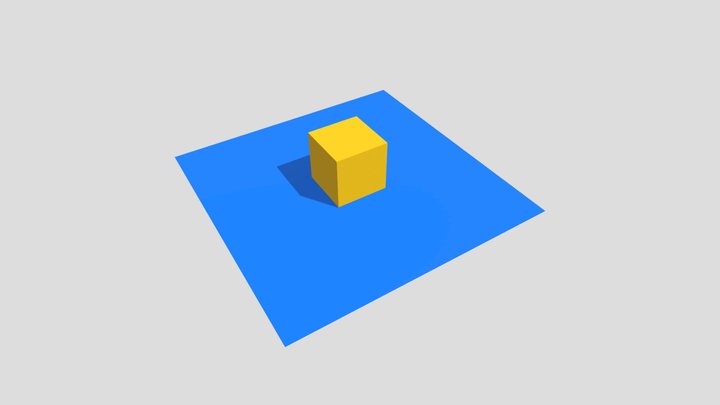 default cube 3D Model