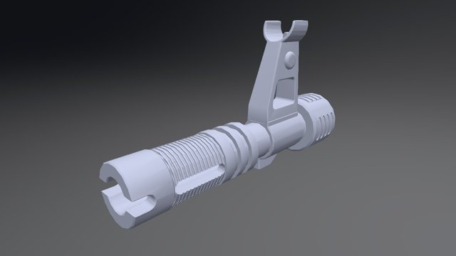 Nerf Barrel Extension Sight 3D Model