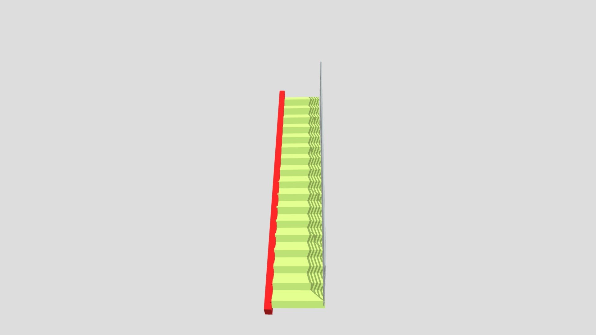 Escada em balanço em viga inclinada — Sketchfab embed 3D viewer
