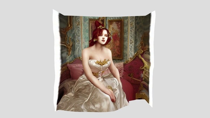 Baroque Princess 3D Model