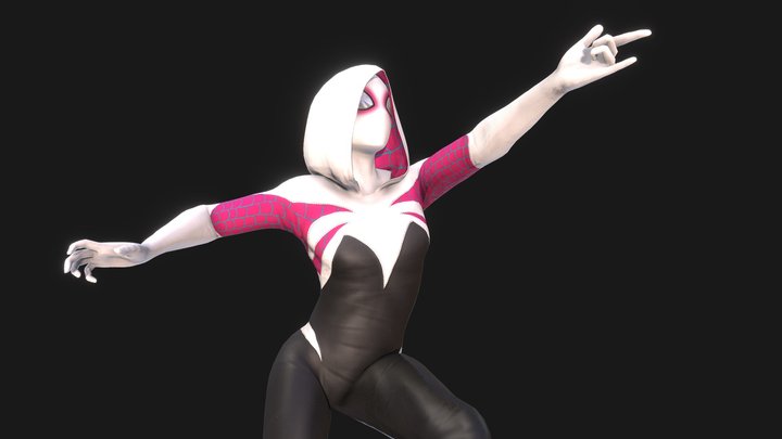 Spider-Gwen 3D Model