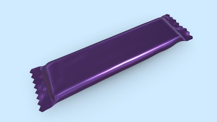 Flow-Pack pouch 3D Model