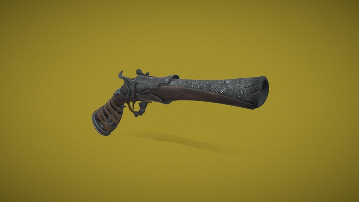 Bloodborne Gun 3D Model