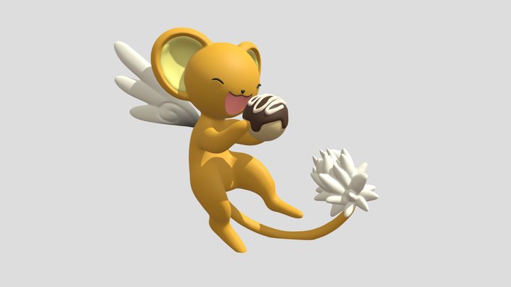 FIGURA DE KERO DEL ANIME SAKURA CARD CAPTORS 3D Model