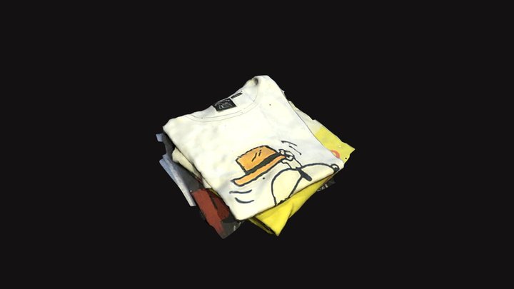 Pile of Clothes 3D Model