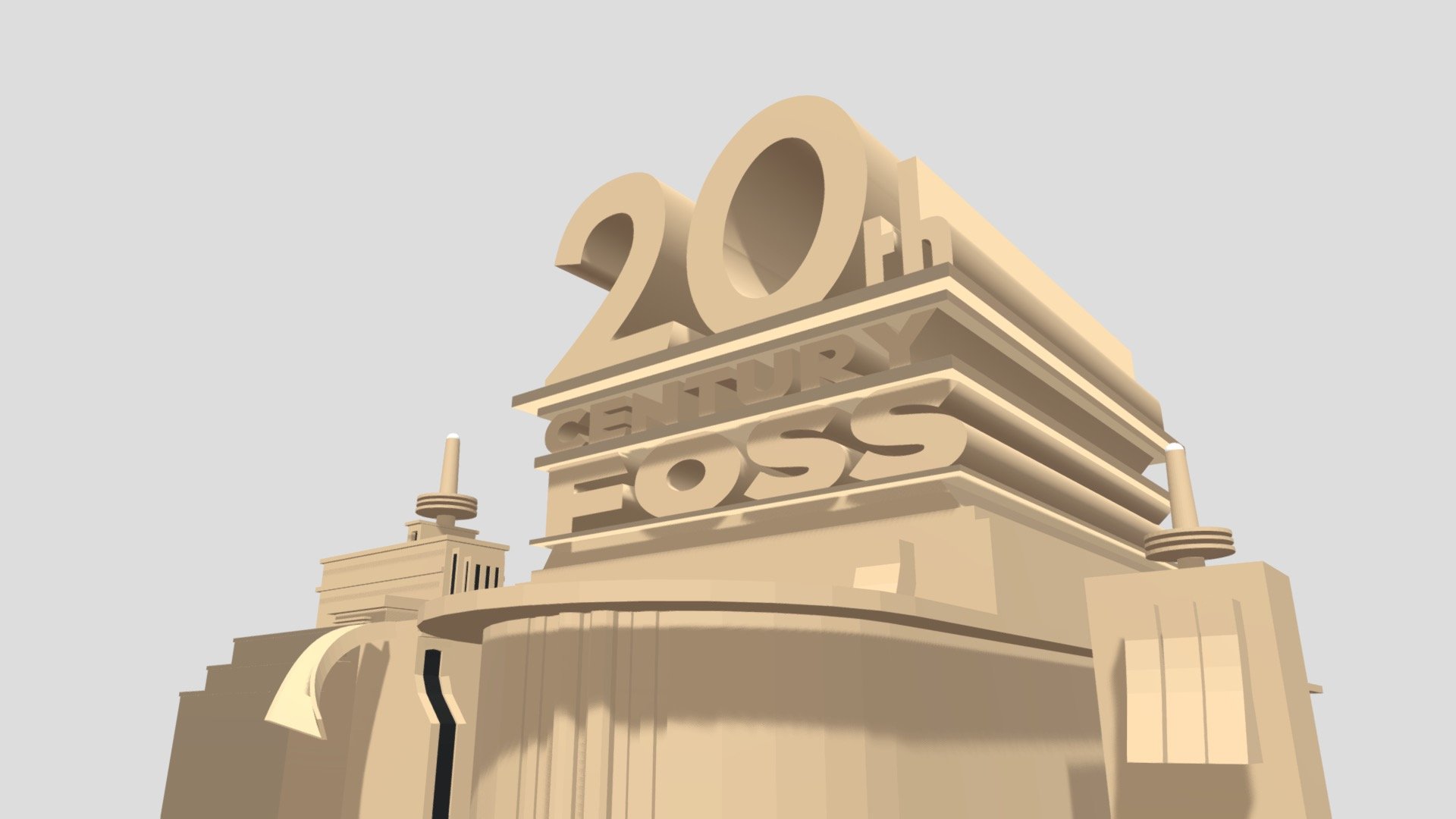 20th Century Foss Logo - Download Free 3D model by David Andjelkovic ...