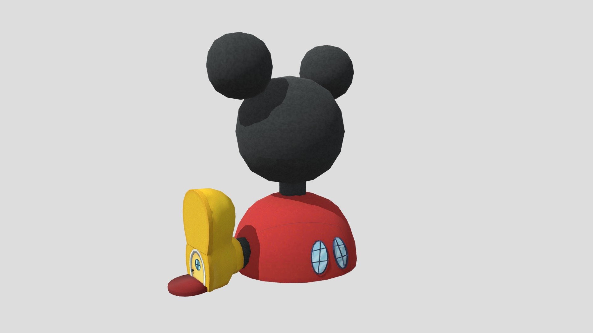 Mickey Mouse Clubhouse - Download Free 3D model by Redhomie (@redhomie)  [d9ad134]