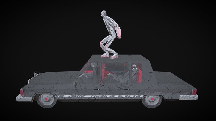 'Burn' music video car with the clercs 3D Model