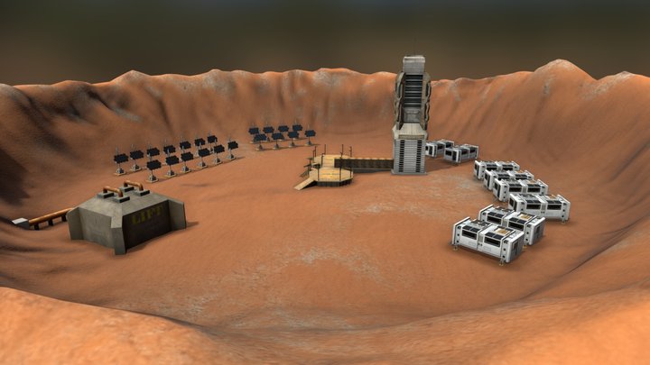 Mars Base Camp (diploma) 3D Model
