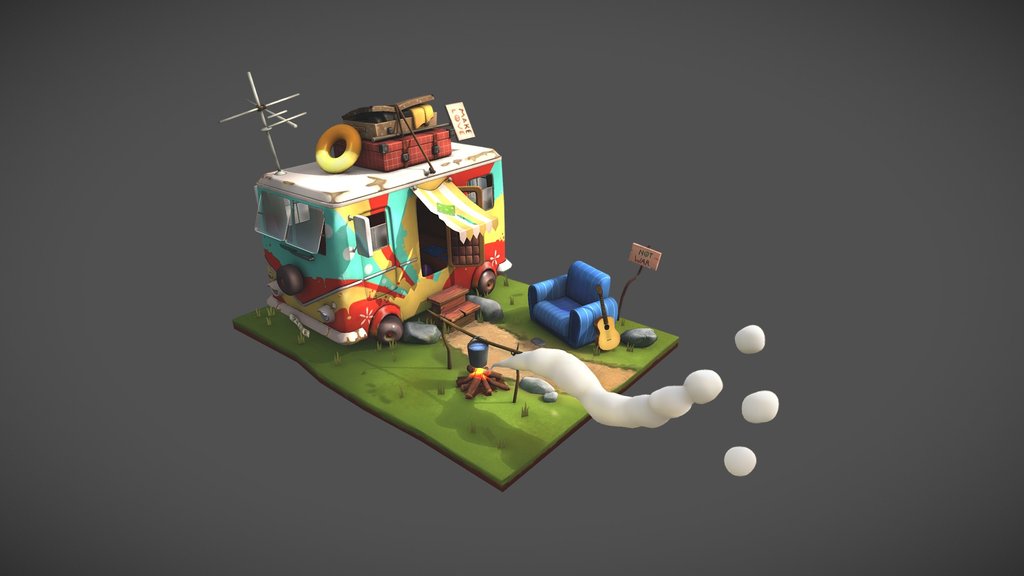 Hippie-mobile