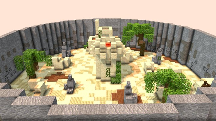 Duel Desert Map 3D Model