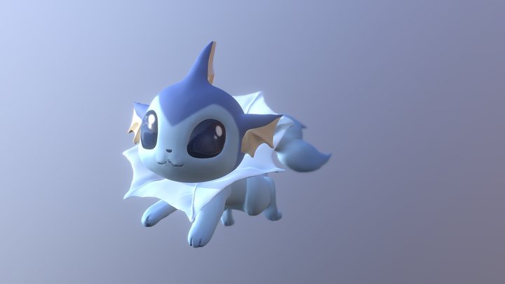 Vaporeon 3D Model