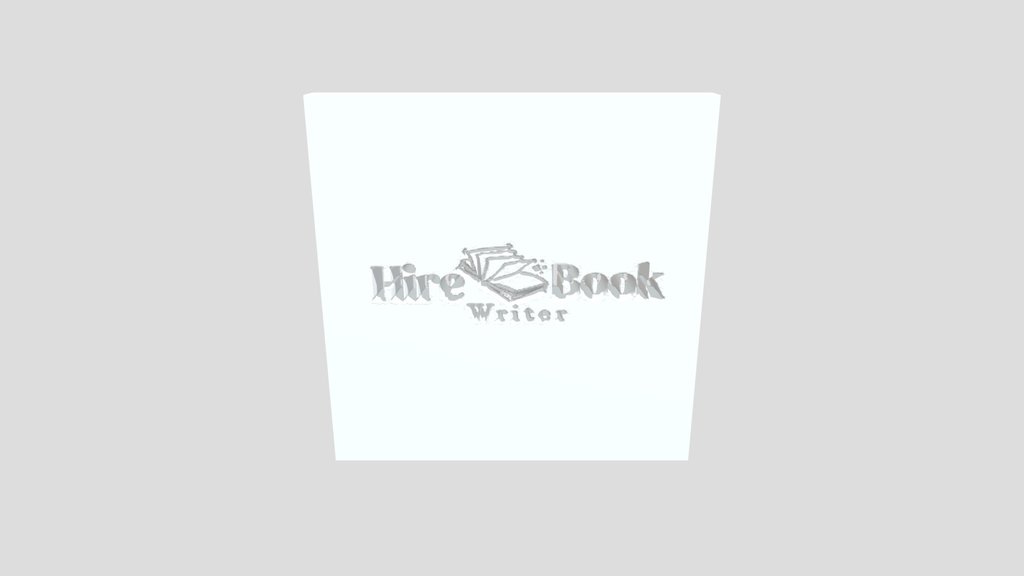 Hire Book Writers 3D Logo