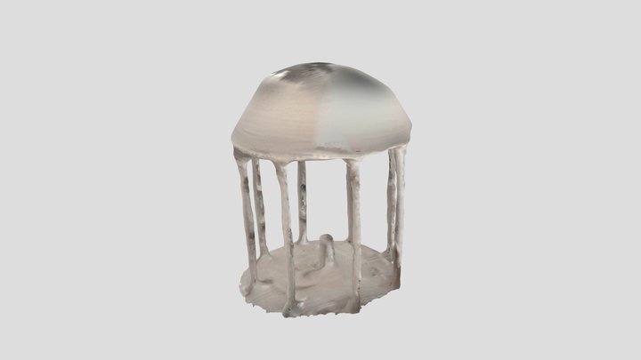 Old Well (scan of 3d printed model) 3D Model