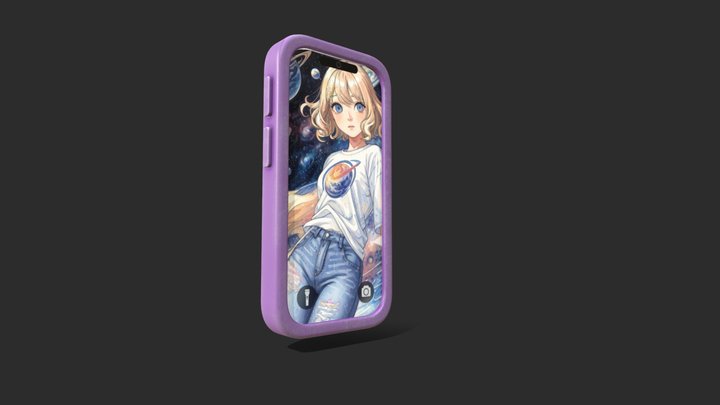 Cute Cellphone 3D Model