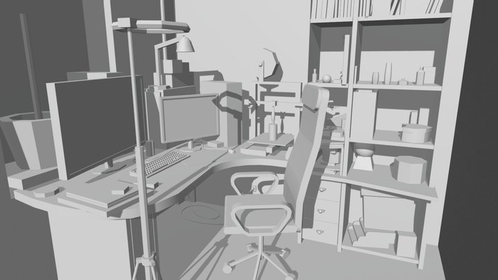 Большие и маленькие штуки 3D Model