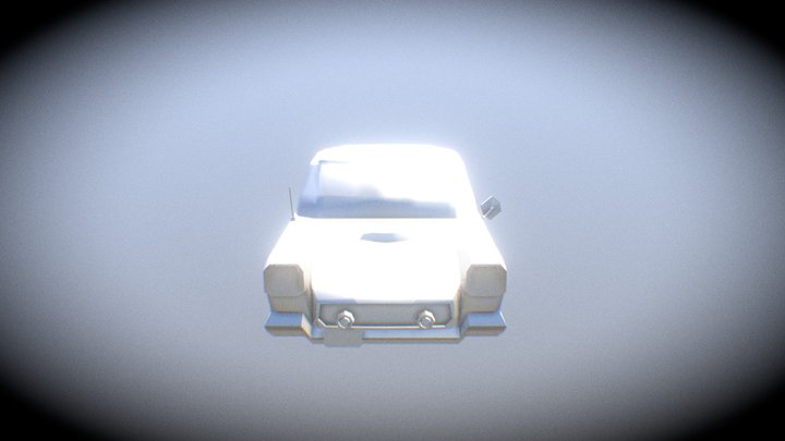 a car from superpowers game maker's asset pack 3D Model