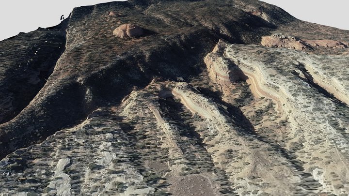 Devils Canyon SfM Unidirectional Video Capture 3D Model