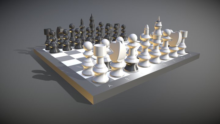 Chessboard 3D models - Sketchfab