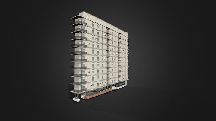 Edificio Guernica, Rosario 3D Model