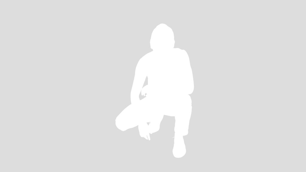 A Guy Squatting Checks The Time
