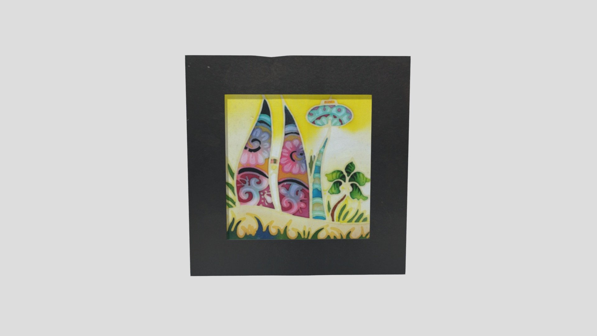 C WORKS-03 Batik Painting Card