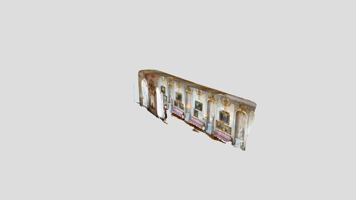 Schloss Sanssouci, Kleine Galerie 3D Model
