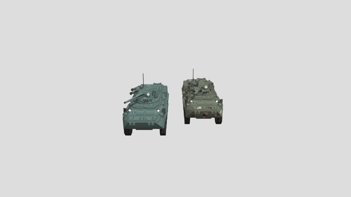 BTR 3 3D Model