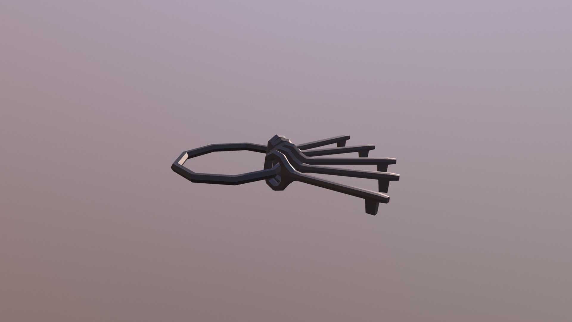 3D model Low Poly Medieval Keyring - This is a 3D model of the Low Poly Medieval Keyring. The 3D model is about a drone flying in the sky.