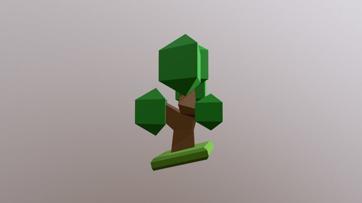 Tree Lowpoly 3D Model