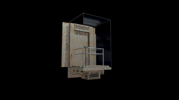 Rusty Elevator 3D Model