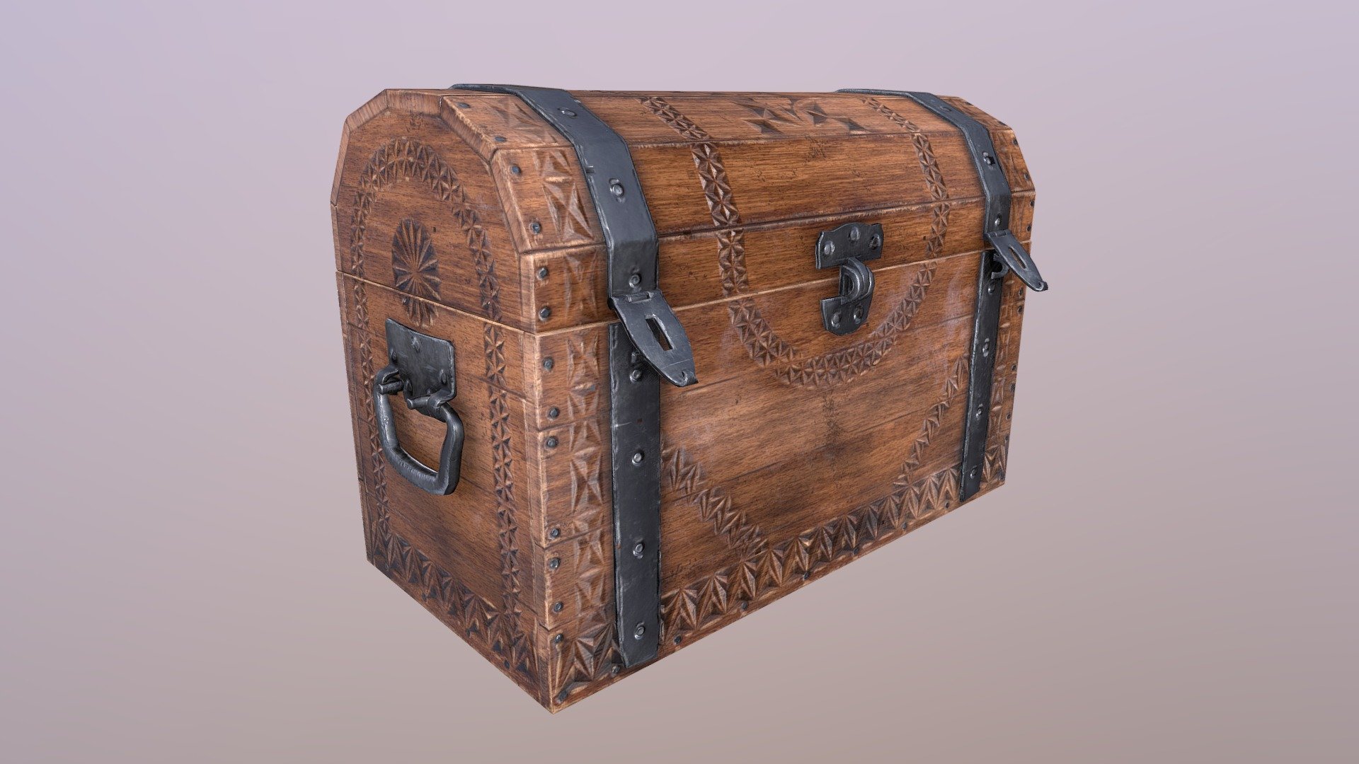 Medieval Chest - 3D model by Parado10 [7b4b289] - Sketchfab