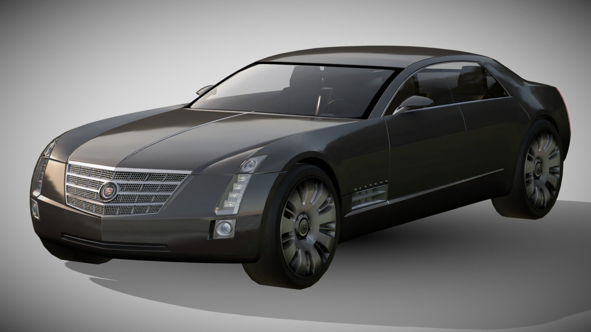 Cadillac Sixteen Midnight Argent Métallisé 2003 1/43