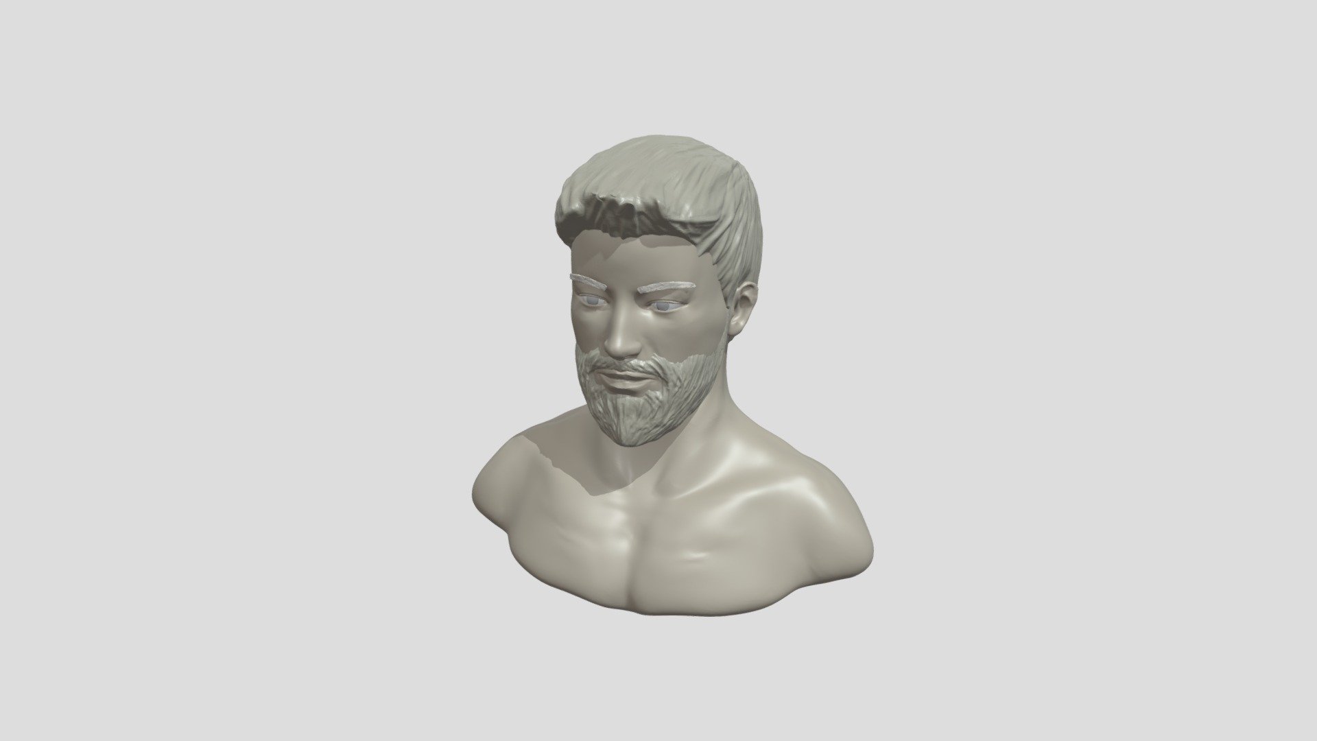 Men Bust 3D model by MarcelMakishi [7b4ef9d] Sketchfab