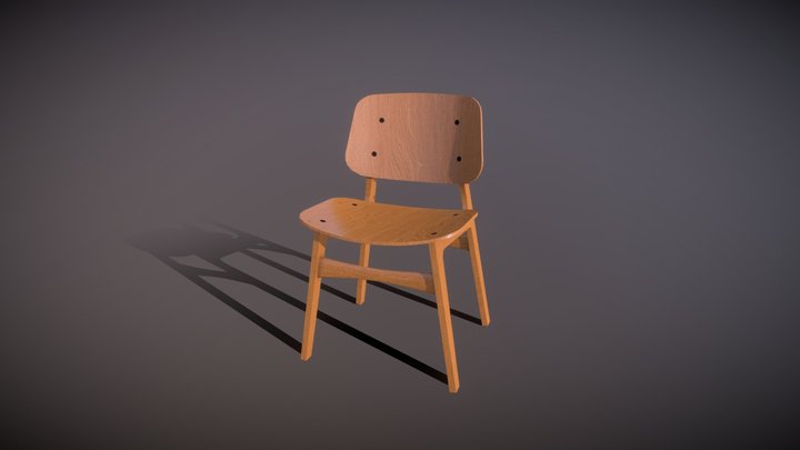 Modern Chair New Low-Poly 3D Model