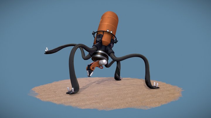 Squid Printer 3D Model