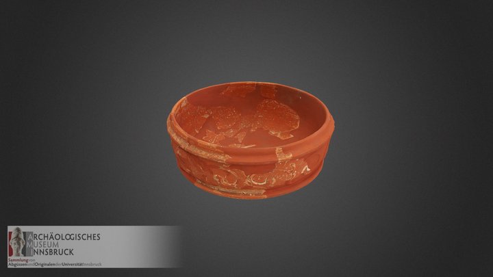 Terra Sigillata-Schüssel (II 0238) 3D Model