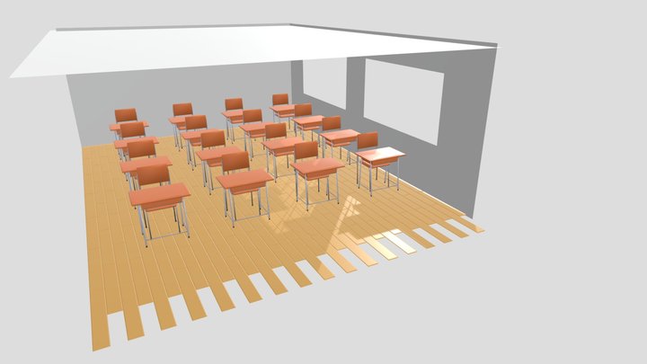 Desks 3D Model