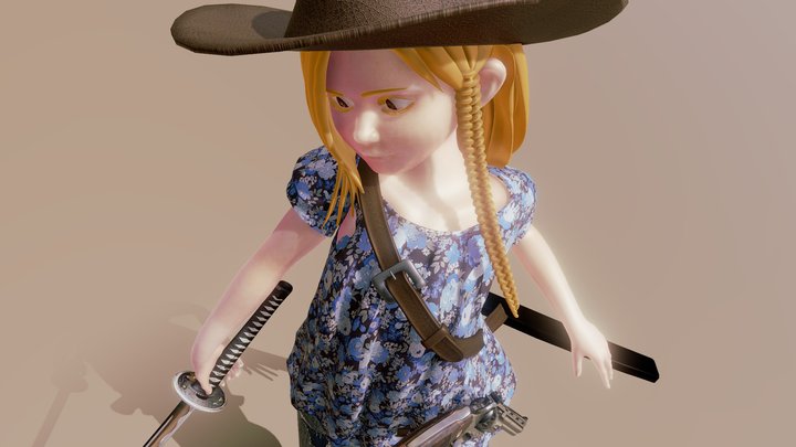 Judith Grimes - The Walking Dead 3D Model