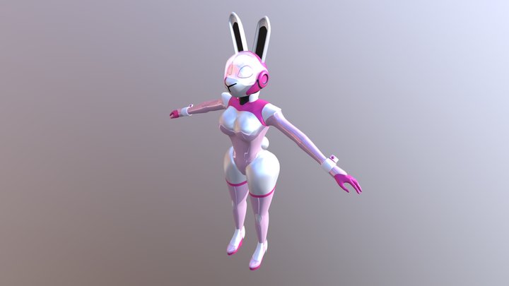 Bun-Bot, Go! 3D Model